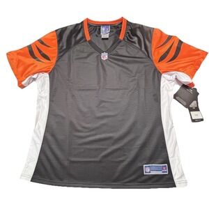 Cincinnati Bengals NFL Pro Line Jersey Blank Customizable NWT Black Orange XL
